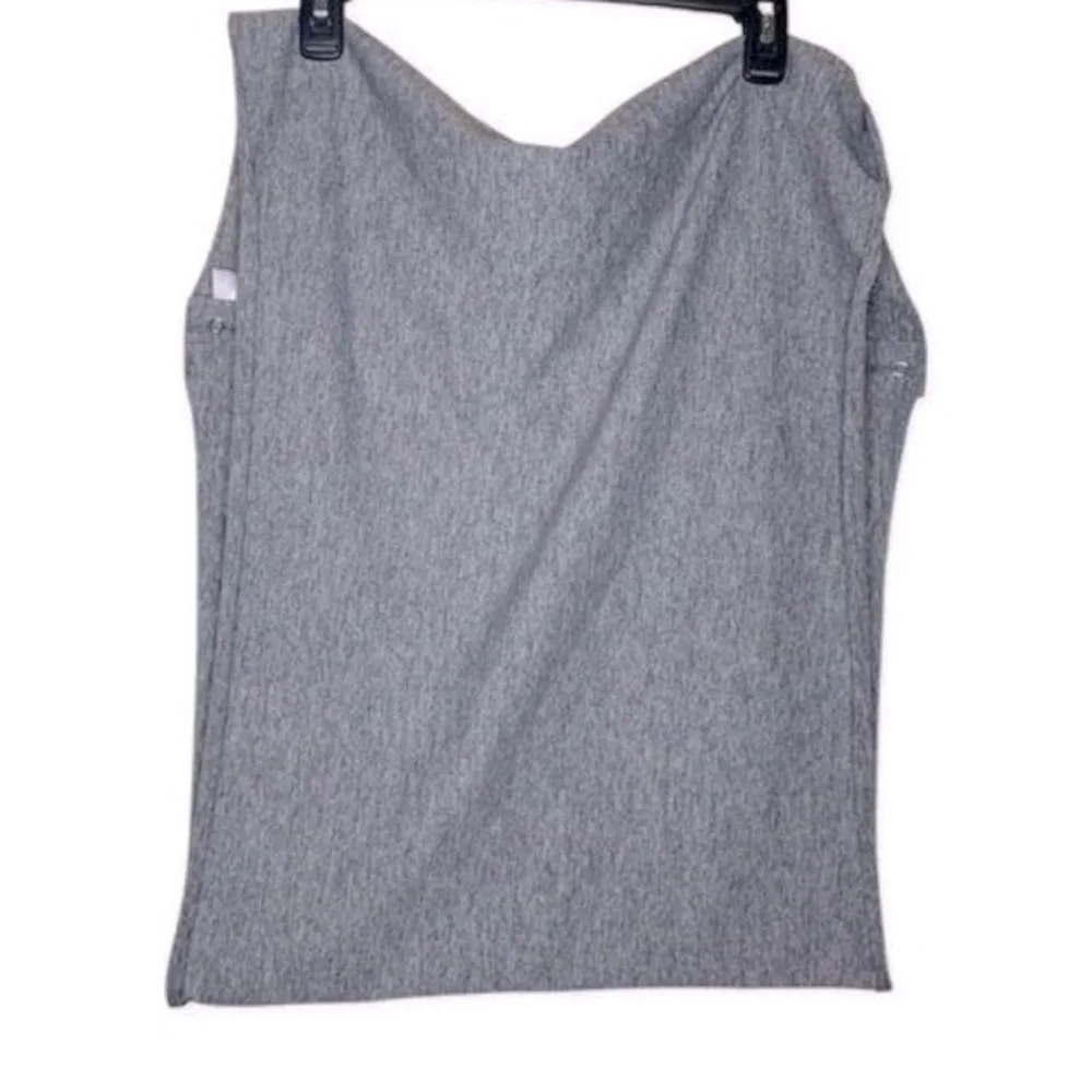(A4) Ivivva By Lululemon Village Chill Scarf Snap Infinity Gray‎ Green One Size